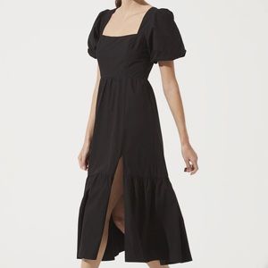ASTR The Label Black Dress with Slit. NWT! Size M